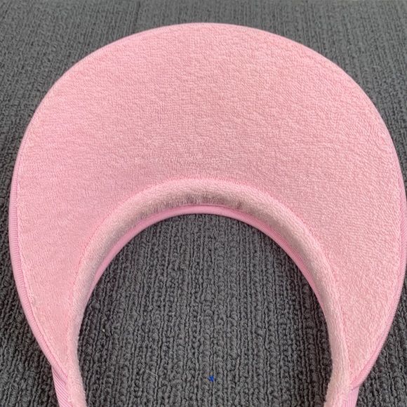 Harrah's Laughlin Visor Womens OS Pink Gold Embroidered Golf Tennis Cap - Picture 10 of 11